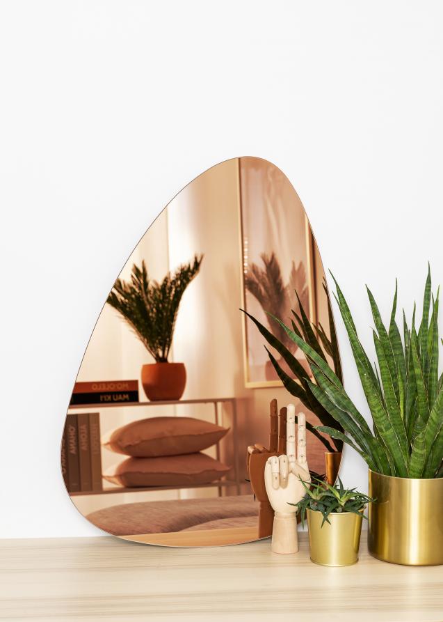KAILA Spejl Shape I Rose Gold 50x70 cm