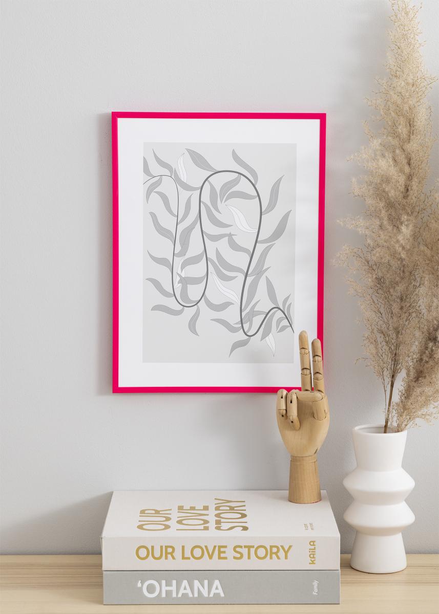 Ramme New Lifestyle Akrylglas Hot Pink 70x100 cm