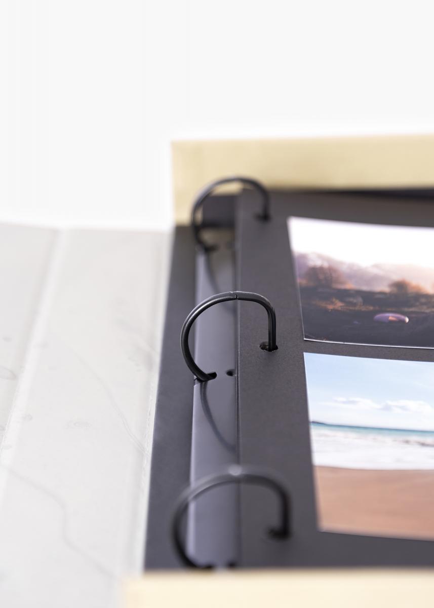 KAILA MEMORIES Cream - Coffee Table Photo Album (60 Sorte Sider / 30 Blade)