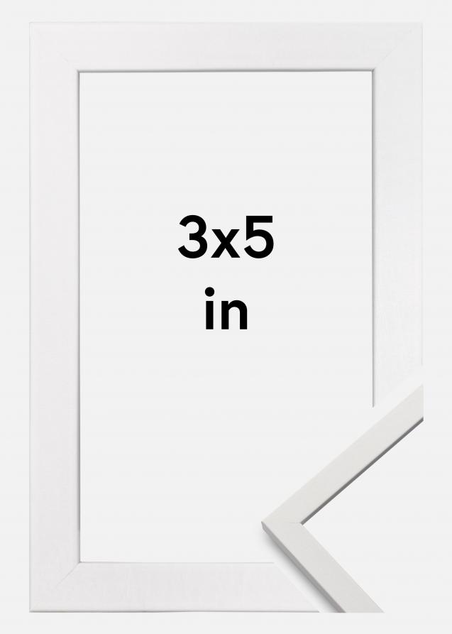 Ramme Edsbyn Akrylglas Hvid 3x5 inches (7,62x12,7 cm)