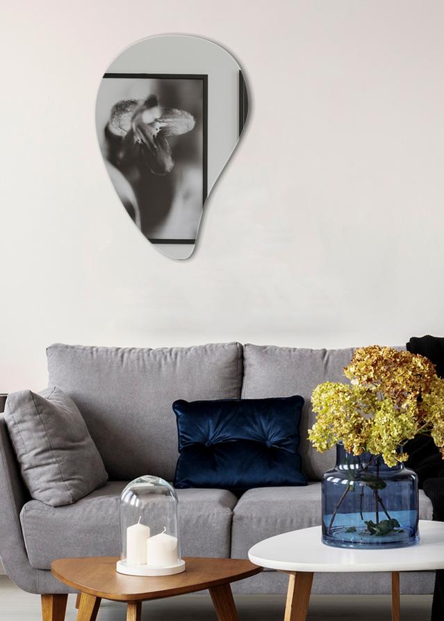 Spejl Slim Drop Clear 60x41 cm