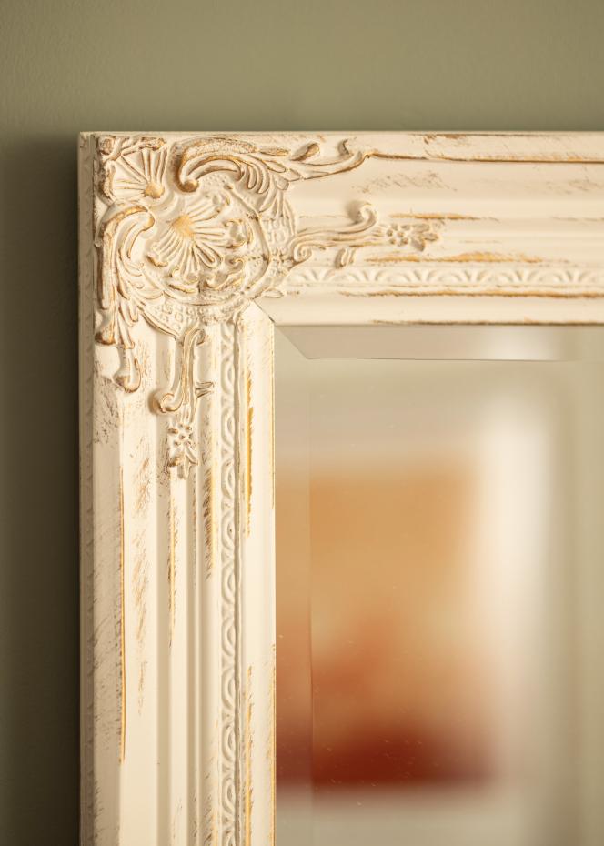 Spejl Antique Hvid 50x70 cm