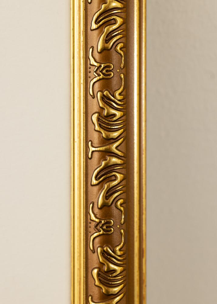 Ramme Swirl Akrylglas Guld 42x59,4 cm (A2)