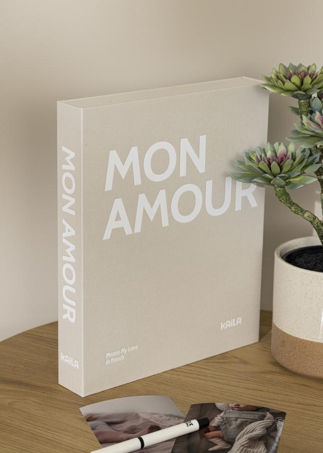 KAILA MON AMOUR - Coffee Table Photo Album (60 Sorte Sider / 30 Blade)