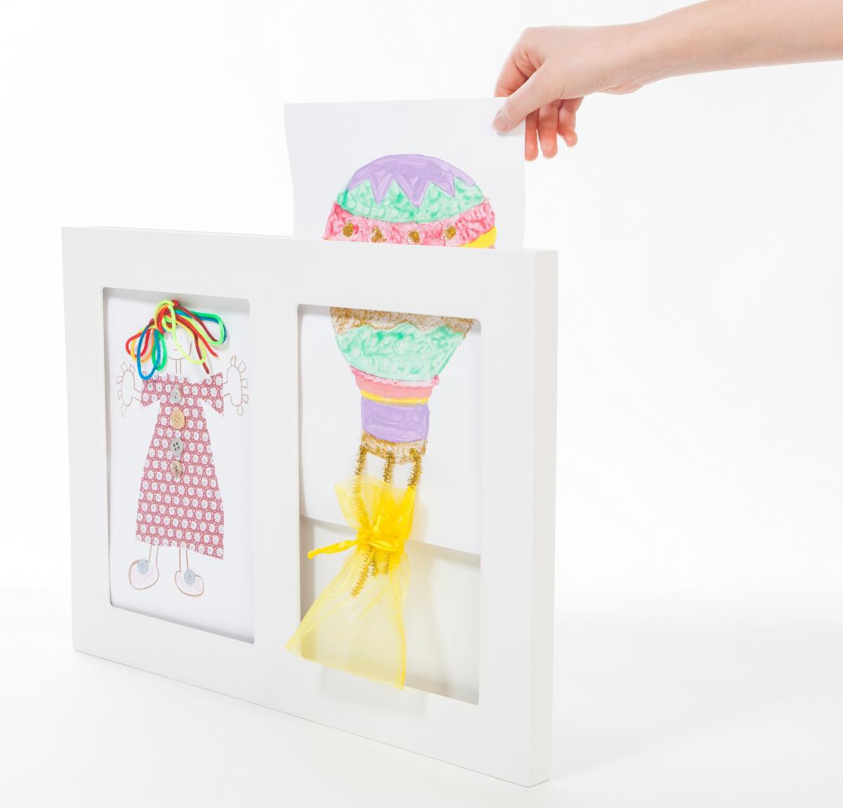 Ramme Articulate Gallery A4 Hvid - 2 Billeder