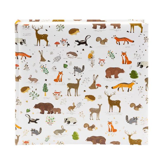 Woodland Charm Fotoalbum Hvid - 25x25 cm (60 Hvide sider / 30 blade)