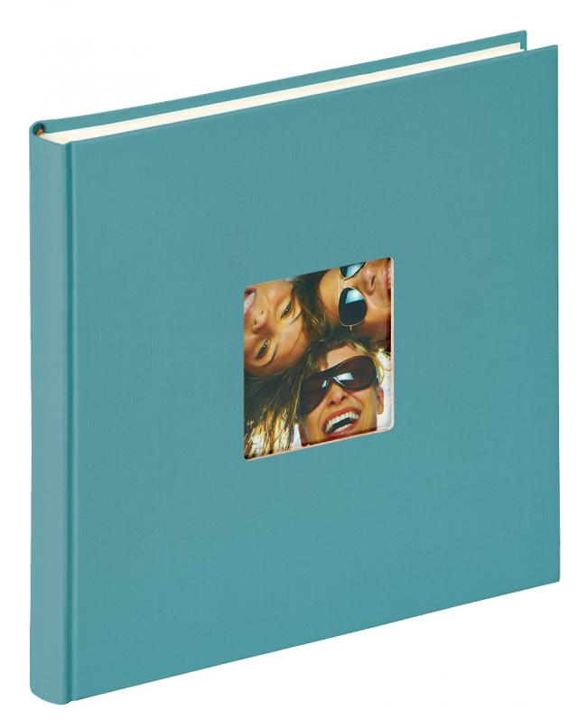 Fun Album Turkis - 26x25 cm (40 Hvide sider / 20 blade)