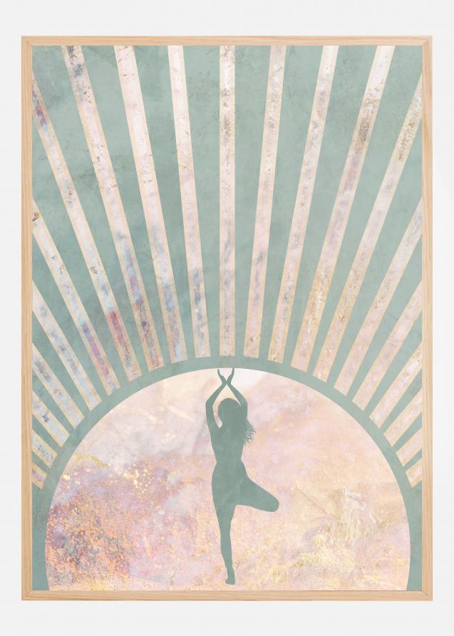 Yoga Boho Sun Rise Plakat
