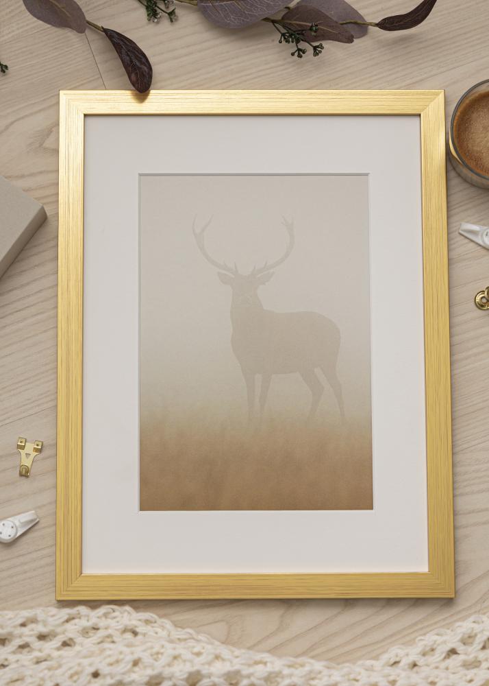 Ramme Gold Wood Akrylglas 55x70 cm