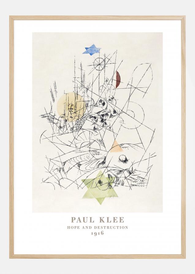 Paul Klee - Hope and Destruction 1916 Plakat