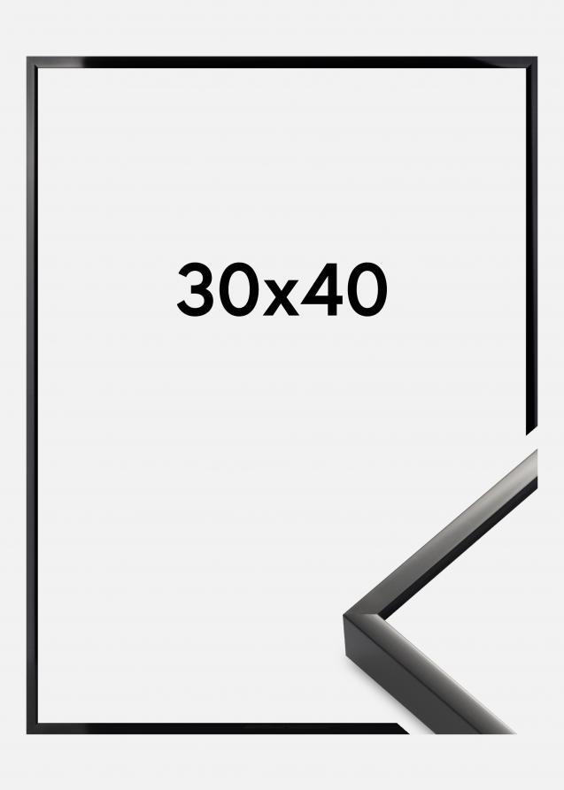 Ramme Nielsen Premium Antirefleks Blank Sort 30x40 cm