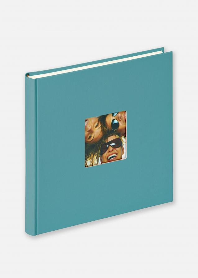 Fun Album Turkis - 26x25 cm (40 Hvide sider / 20 blade)