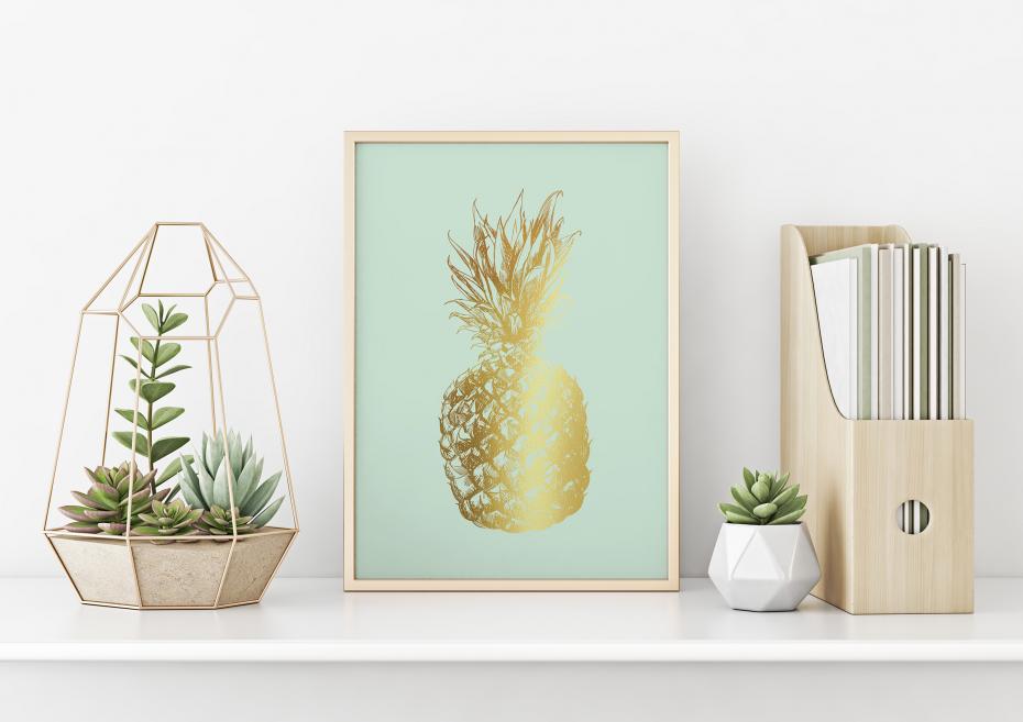 Pineapple Gold 40x50 cm