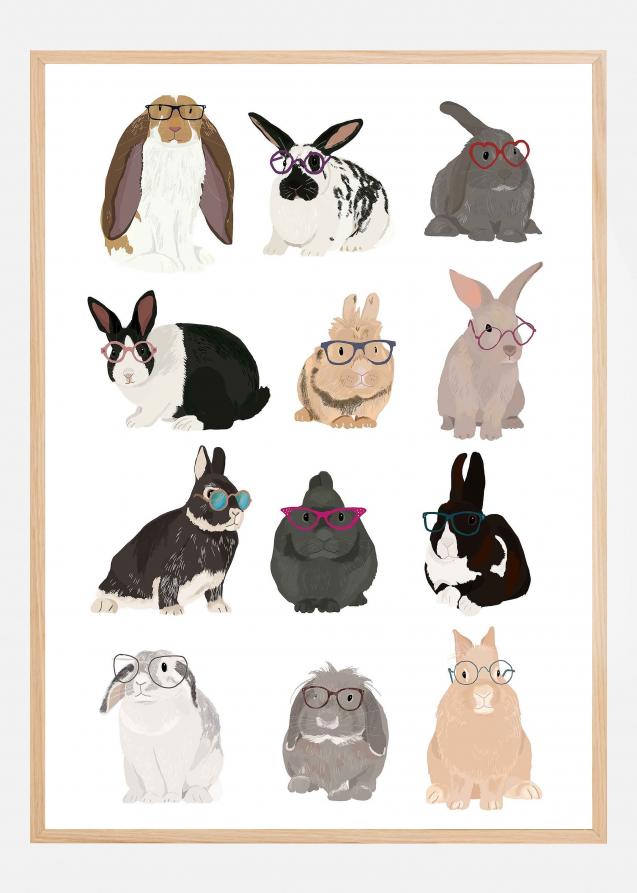 Rabbit Family Plakat