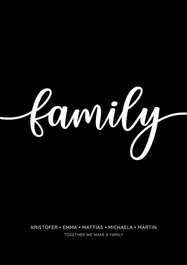 Family - Black