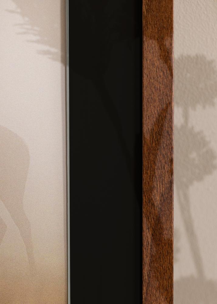 Ramme Stilren Warm Brown 40x60 cm - Passepartout Sort 32,9x48,3 cm (A3+)