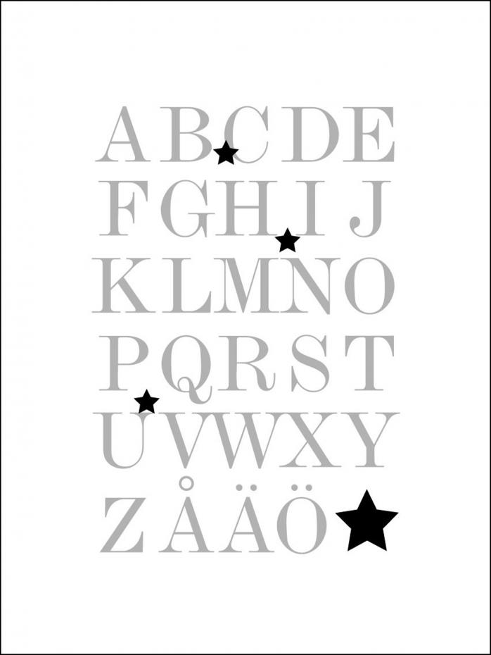 ABC - Gr/Sort Plakat