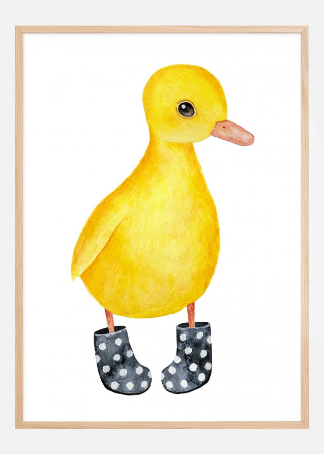 Duck in shoes Plakat