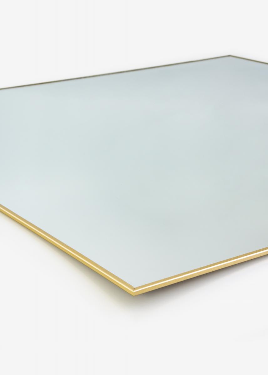 KAILA Square Mirror - Thin Brass 40x40 cm
