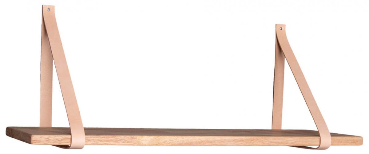Væghylde Forno 120 cm - Træ/Brun