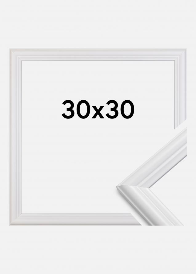 Ramme Siljan Akrylglas Hvid 30x30 cm