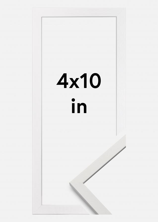 Ramme Edsbyn Akrylglas Hvid 4x10 inches (10,16x25,4 cm)