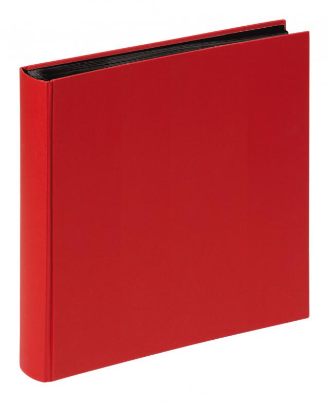 Fun Rød - 30x30 cm (100 Sorte sider / 50 blade)
