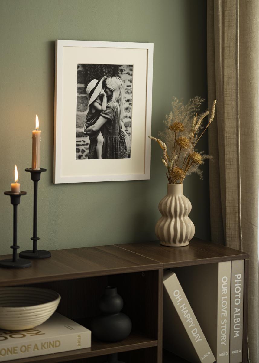 Passepartout Offwhite (Hvid kerne) 50x60 cm (29x44)