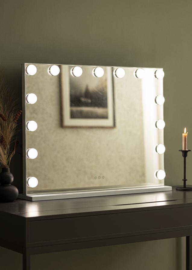 KAILA Makeupspejl Vanity LED 15 Hvid 80x60 cm