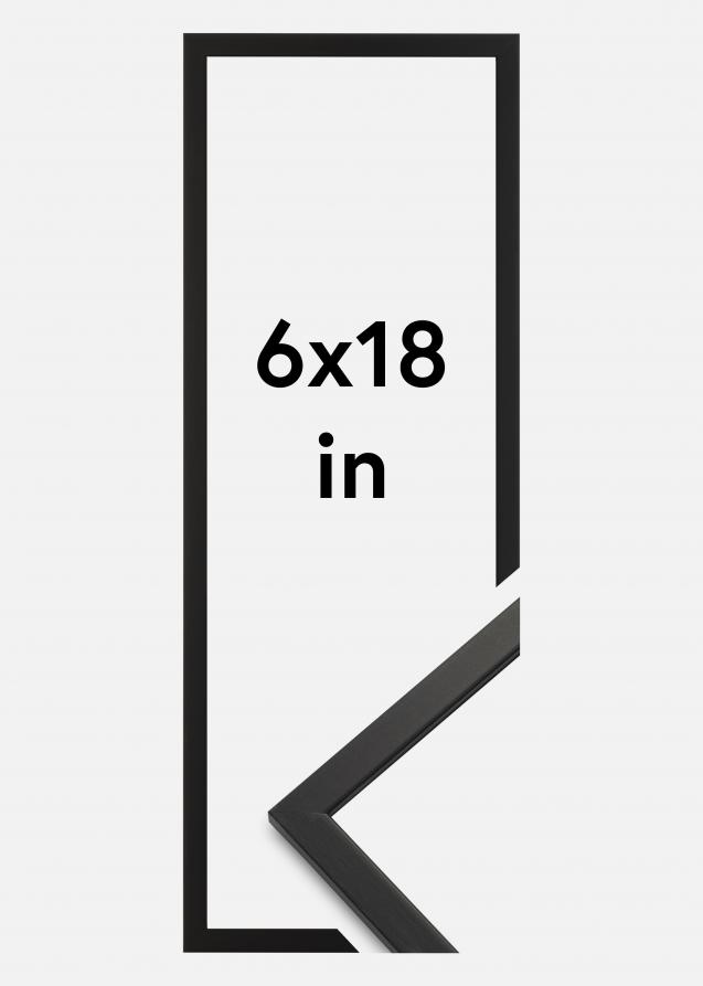 Ramme Edsbyn Akrylglas Sort 6x18 inches (15,24x45,72 cm)