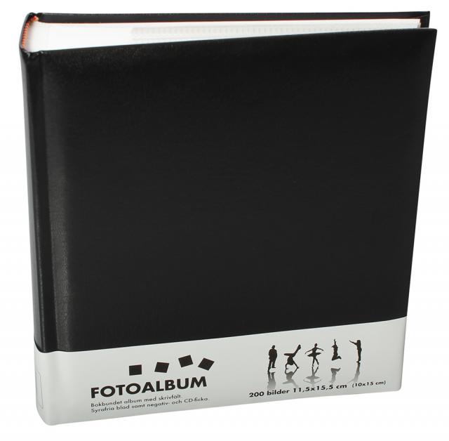 Estancia Album Sort - 200 Billeder i 11x15 cm
