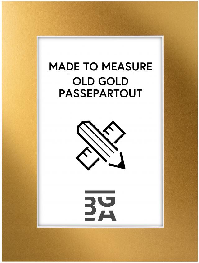 Passepartout Old Gold - Bestilt efter mål
