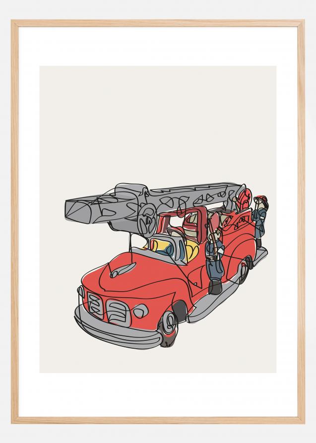 Fire Truck Plakat