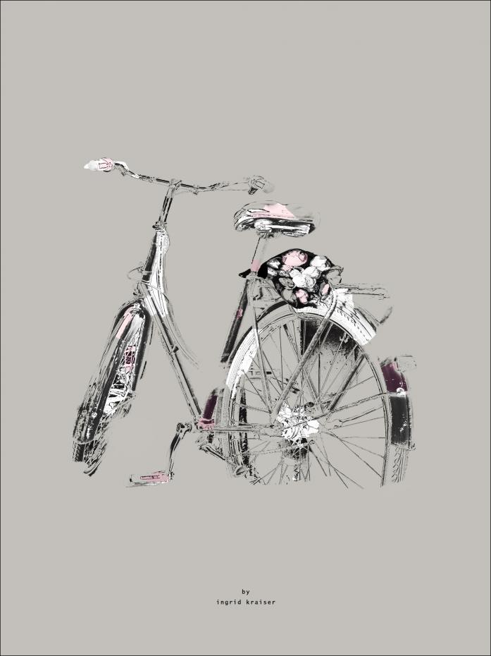 Flower Bike Plakat