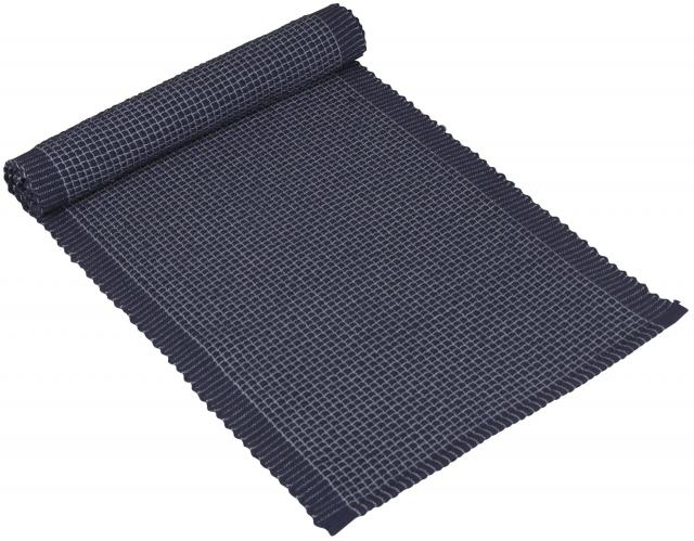 Bordløber Bricks - Marineblå 35x120 cm