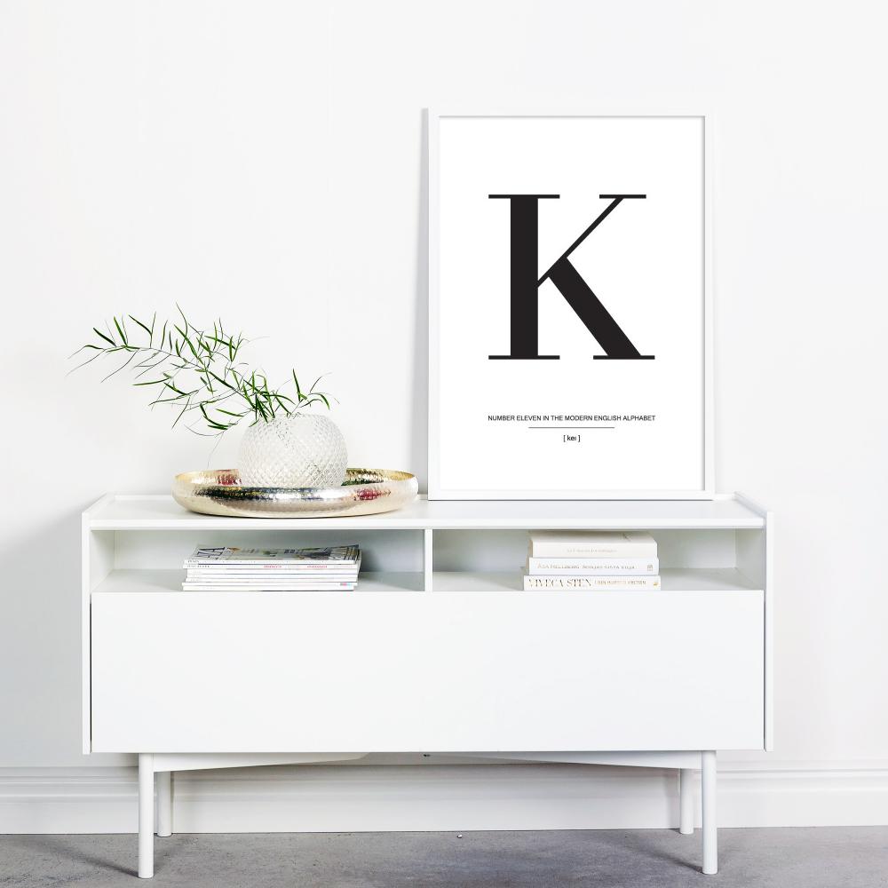 Letter K Plakat