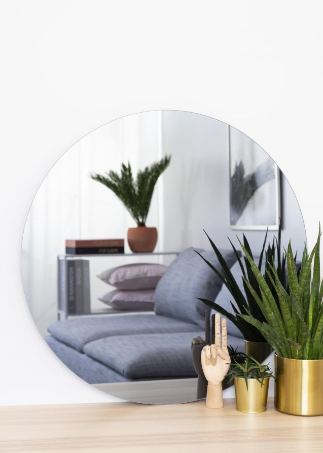 KAILA Rundt Spejl Smoked Grey 80 cm Ø