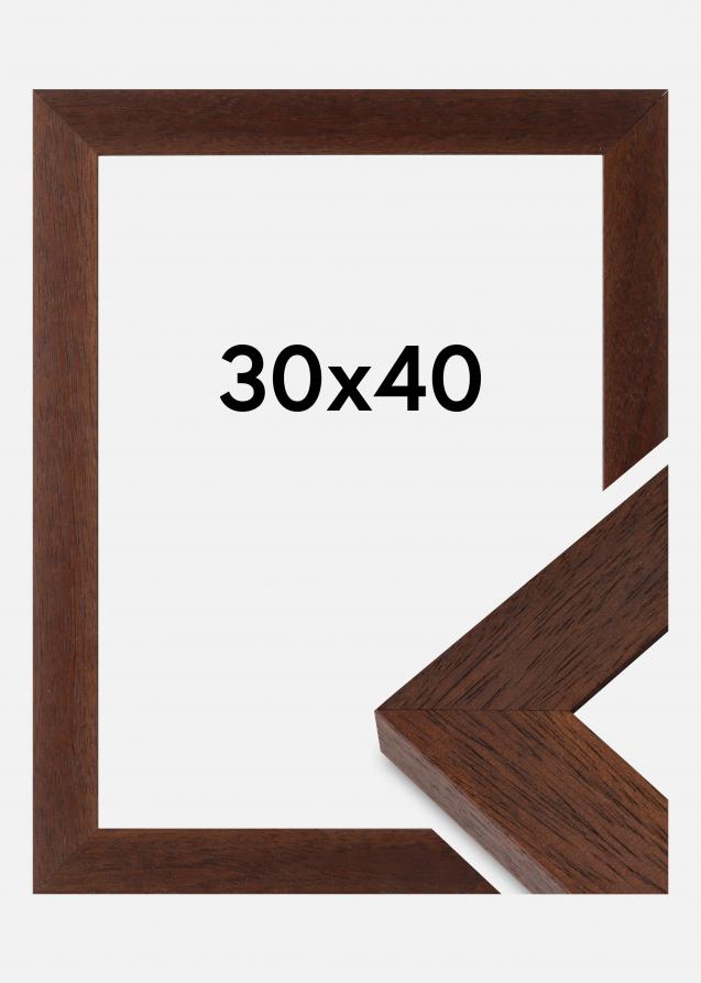 Ramme Juno Akrylglas Teak 30x40 cm