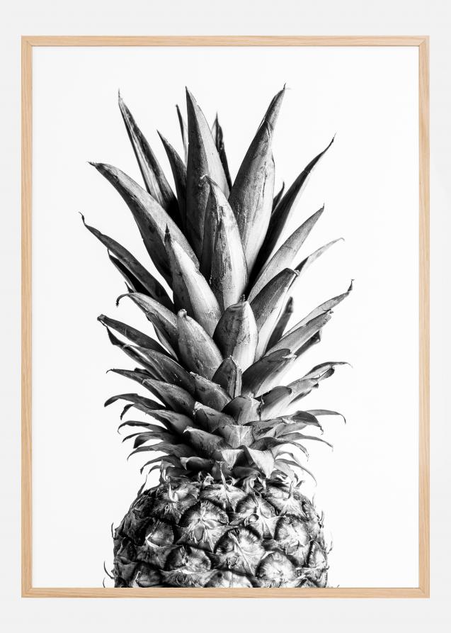 Pineapple Bw Plakat