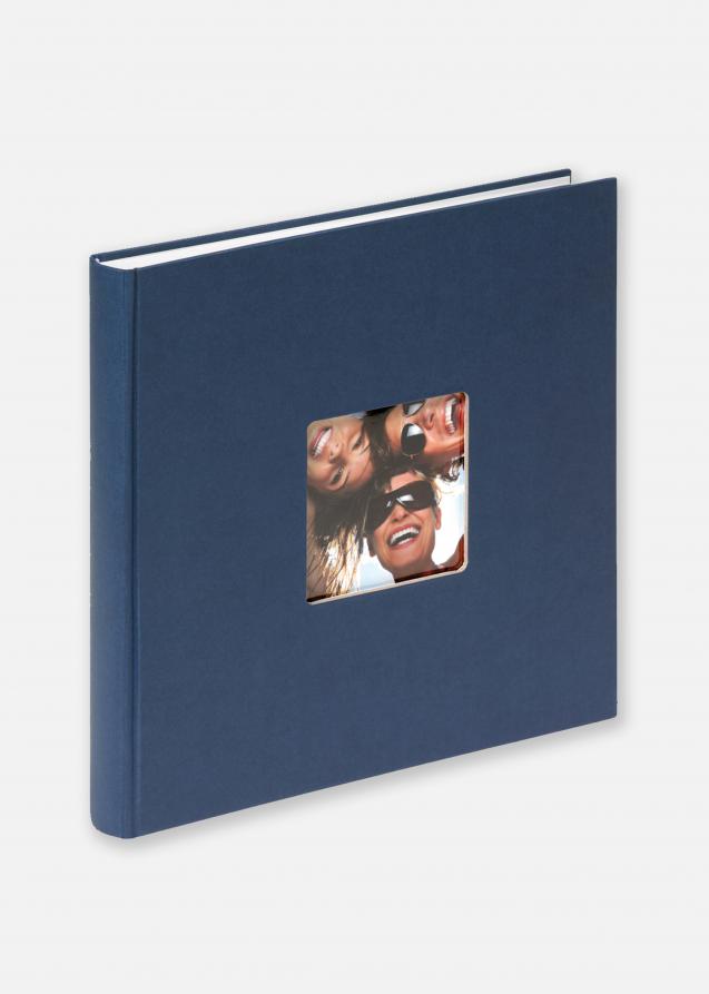Fun Album Blå - 26x25 cm (40 Hvide sider / 20 blade)