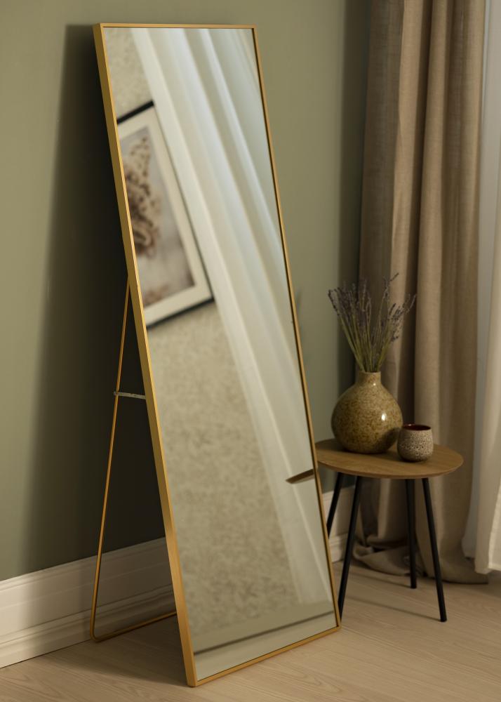 Spejl Tall Rectangle Guld 55x150 cm
