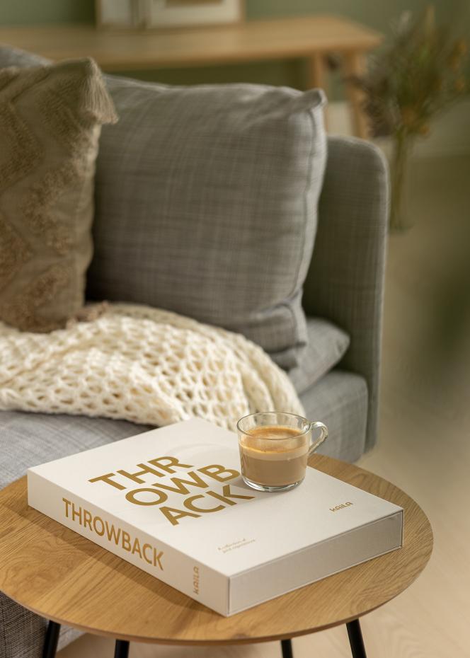KAILA THROWBACK Warm Grey XL - Coffee Table Photo Album - 60 Billeder i 10x15 cm