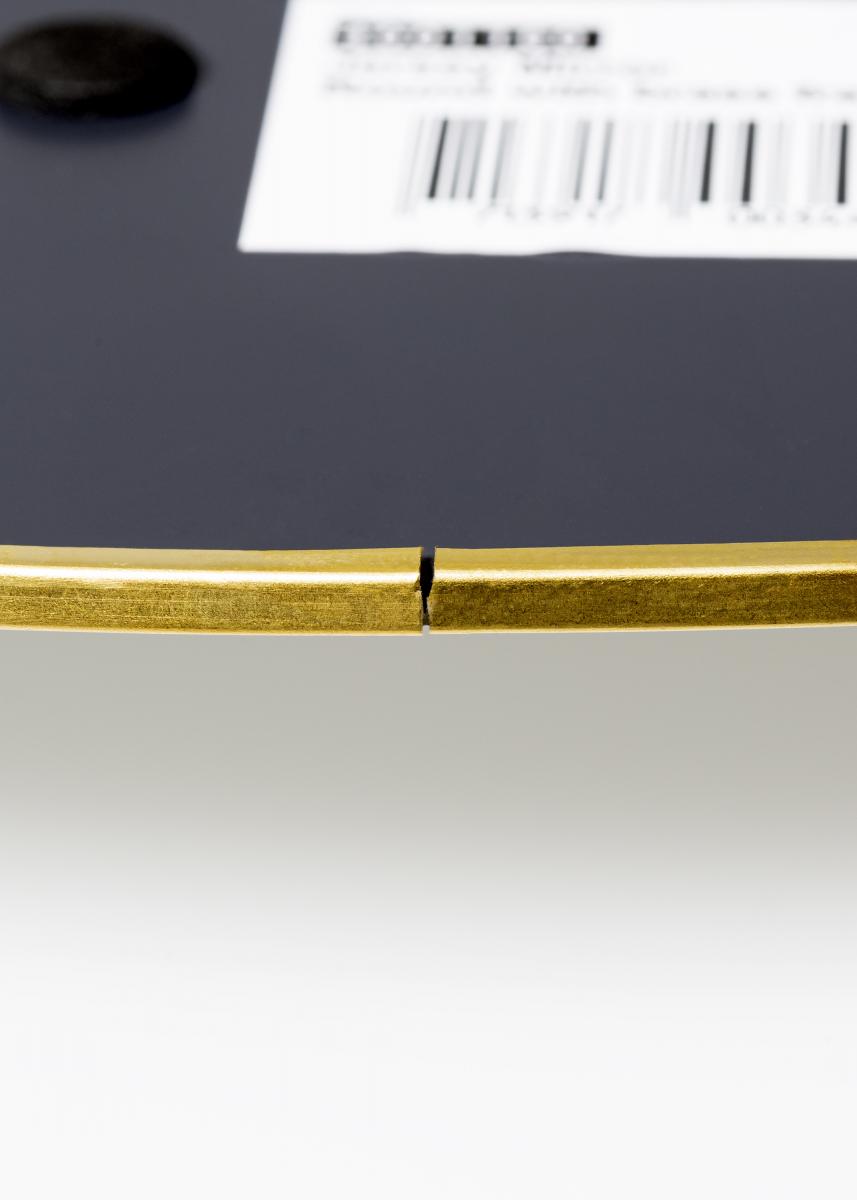 KAILA Oval Mirror - Thin Brass 35x80 cm