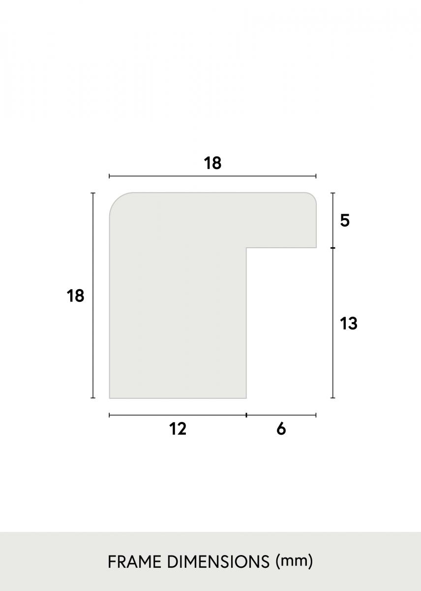 Ramme Selection Akrylglas Sort 40x50 cm