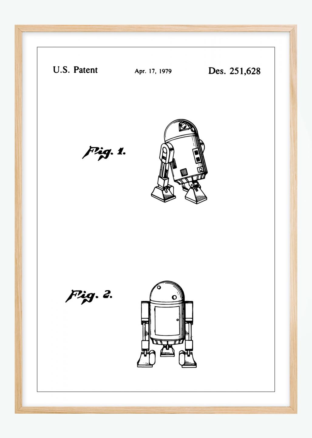 Køb Patenttegning - Star Wars - R2-D2 Plakat her -