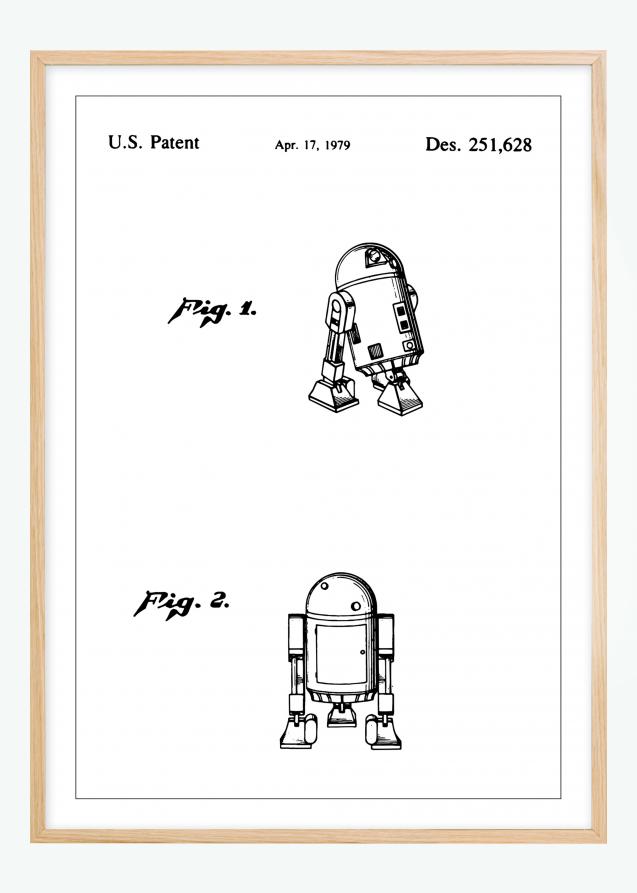 Patenttegning - Star Wars - R2-D2 Plakat