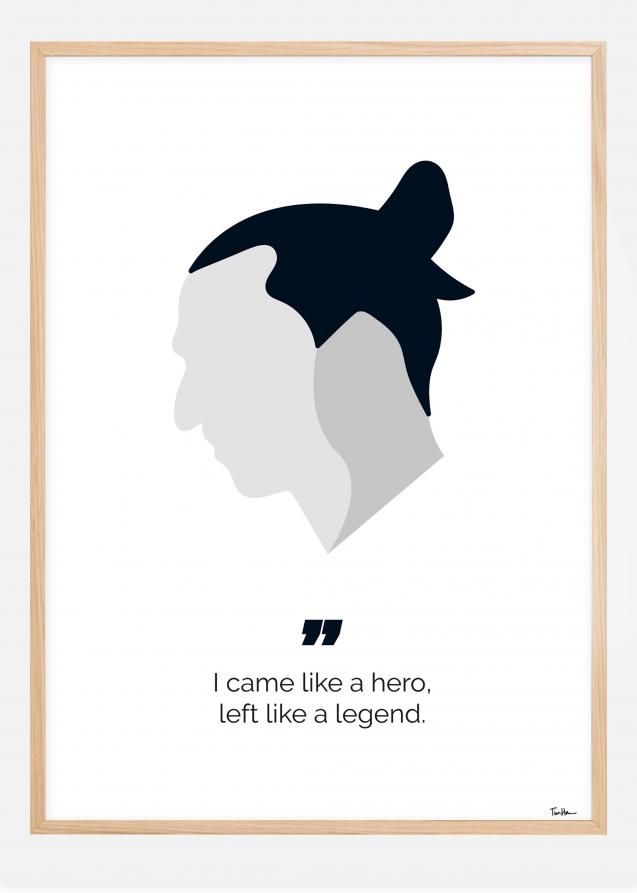 Zlatan the legend Plakat