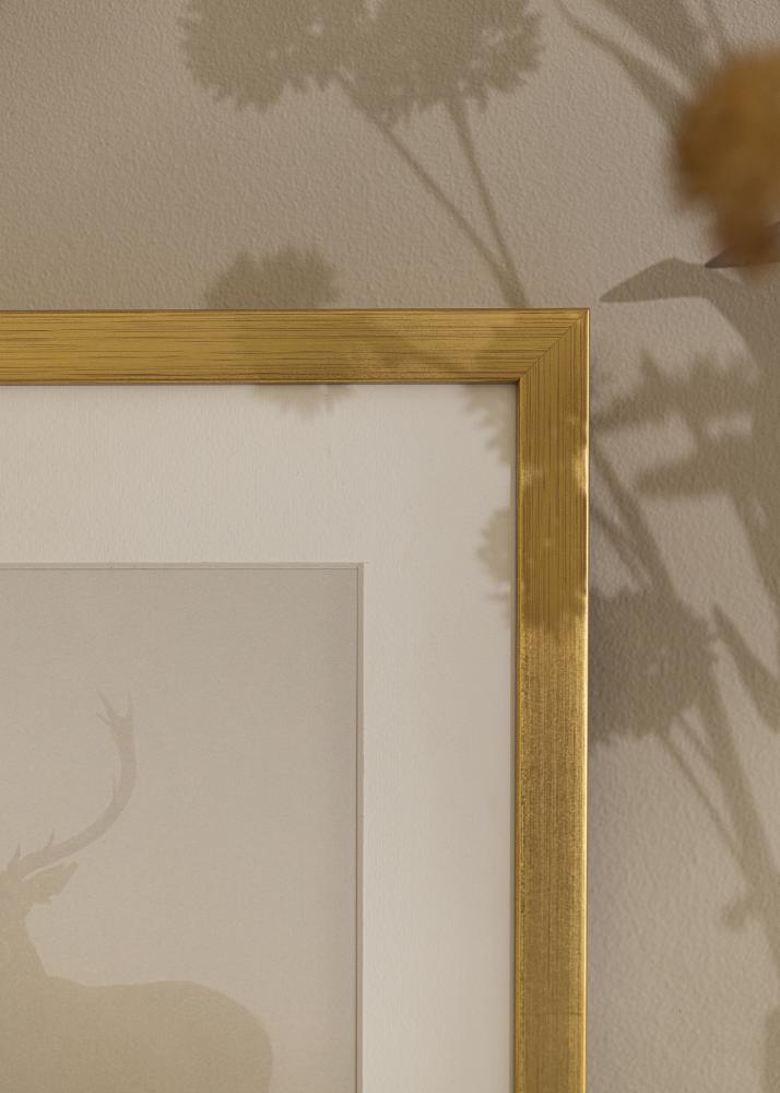 Ramme Falun Akrylglas Guld 28x35 cm