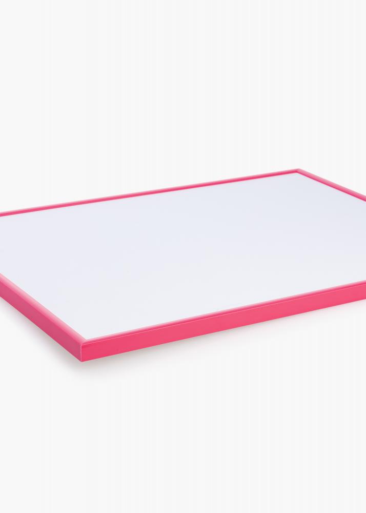 Ramme New Lifestyle Hot Pink 50x70 cm - Passepartout Hvid 40x60 cm