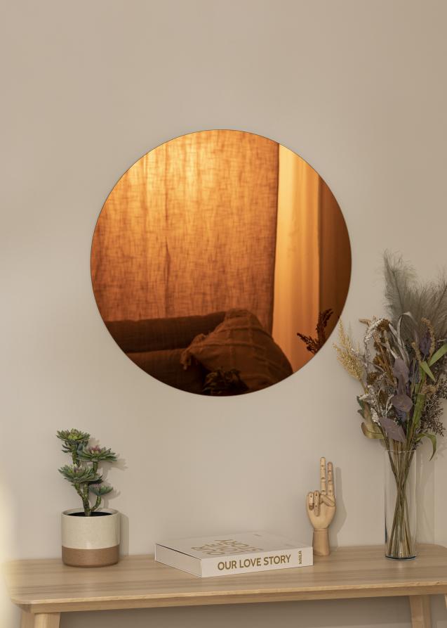 Spejl Wine Red 70 cm Ø